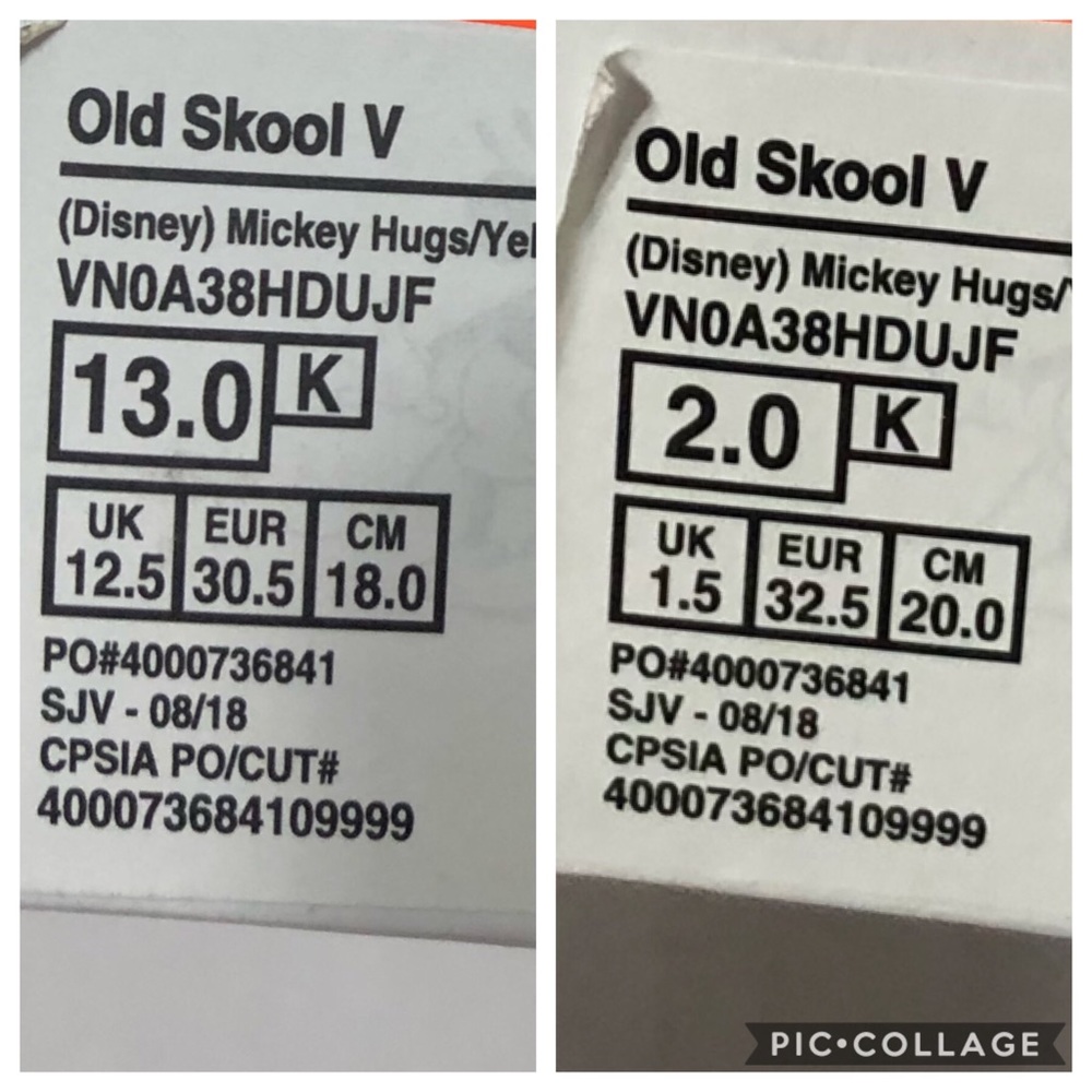 Mickey Mouse Moving Hands Vans NWT - Picture 6 of 6